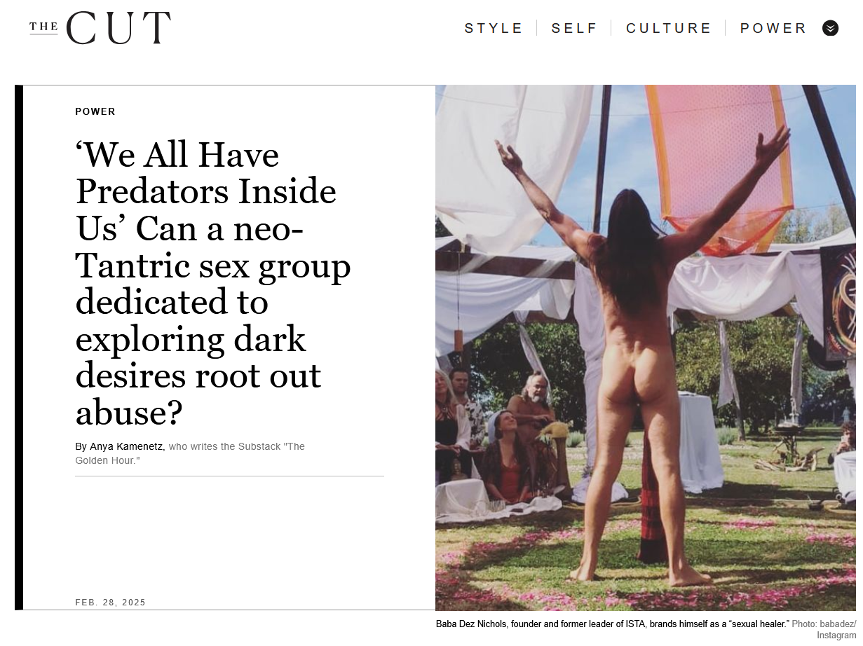 New York Magazine expos&eacute; screenshot